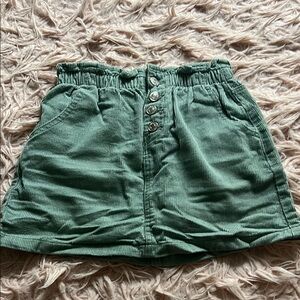 Forever 21 Green Skort with Elastic Waistband